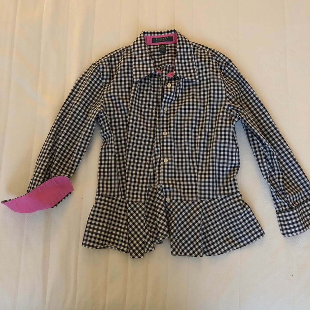 Ralph Lauren Peplum Blouse